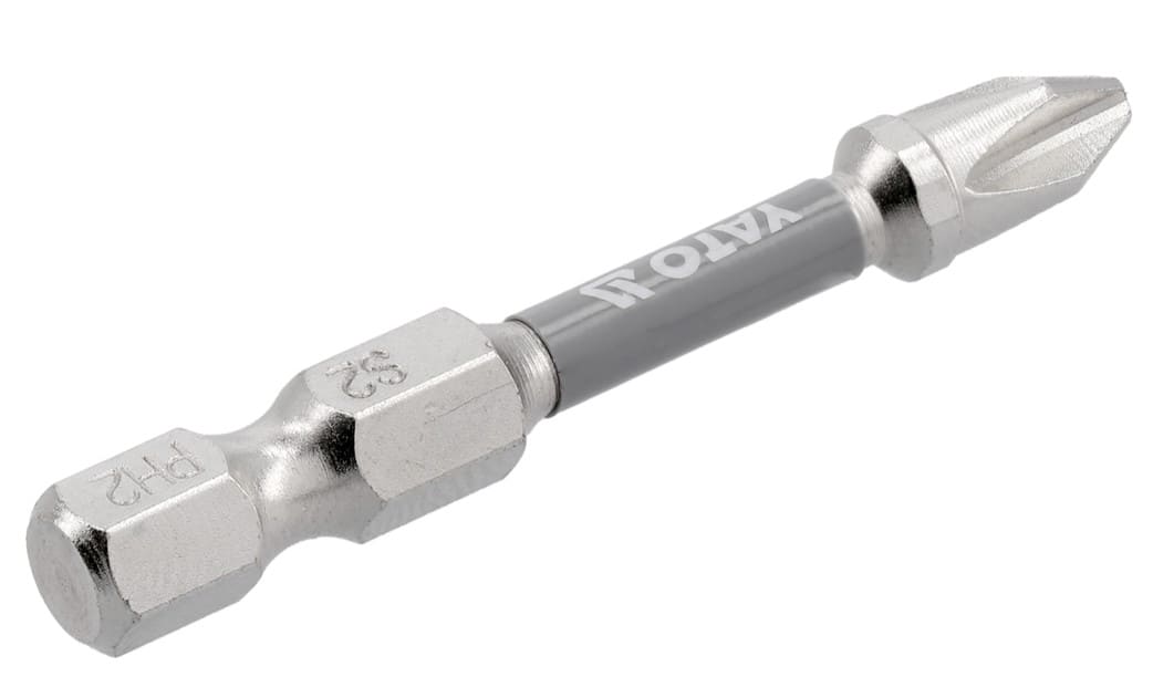Биты ударные PZ/PH 1/4"x50мм NI YATO/2шт для шуруповерта - купить в каталоге Стант Креп.