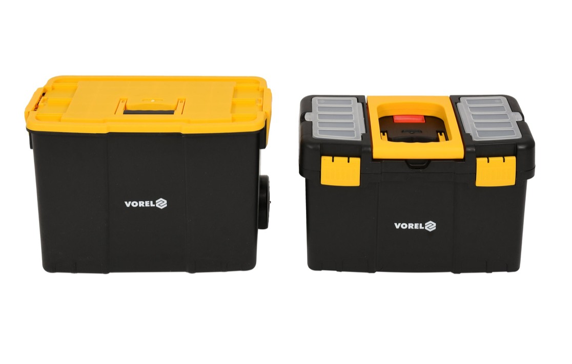 Набор ящиков для инструм. 2-сегментный на колесах Vorel (78731): цена в Минске - Стант Креп