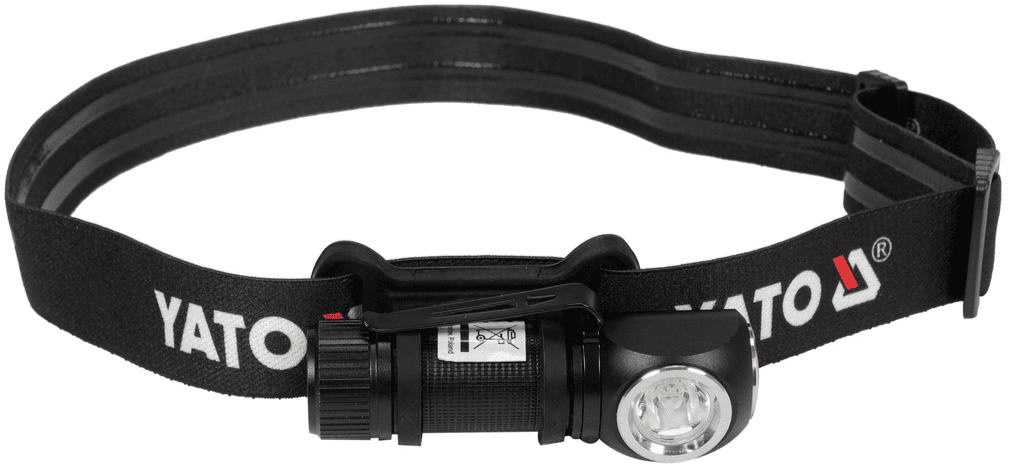 Налобный LED фонарь 2в1, 3W, 3.7V, 0.7Ah, 350 Lm, YАТО (YT-08597) - купить в каталоге Стант Креп.