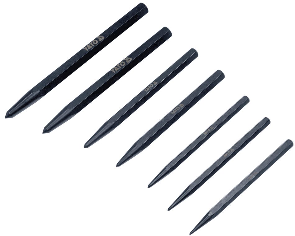 Набор разметочных кернеров 7 пр, CrV, YATO (YT-47170): цена в Минске - Стант Креп.