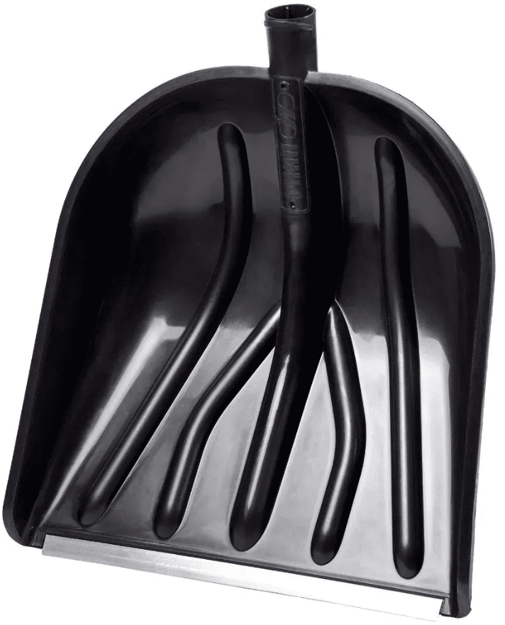 Лопата снеговая 410х420мм с алюмин. планкой: цена в Минске - Стант Креп