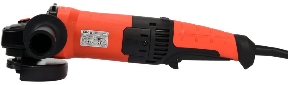 Углошлифовальная машина YATO 125мм с регулировкой, 1400Вт, PRO (YT-82099) - купить в каталоге Стант Креп.