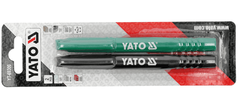 Маркер строительный, черно-зеленый, YАТО (YT-69300): цена в Минске - Стант Креп.