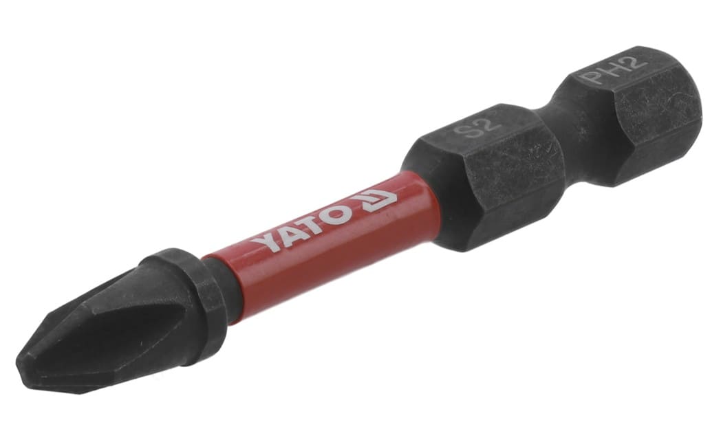 Биты ударные PZ/PH 1/4"x50мм S2 YATO/2шт для шуруповерта - купить в каталоге Стант Креп.