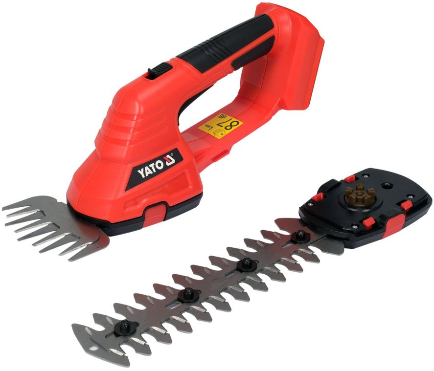 Акумулятарныя садовыя нажніцы-кустарэзы 2/1, 18V, без АКБ, YATO (YT-828356)