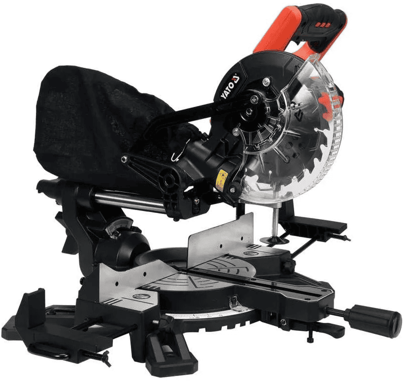 Тарцавальная піла з лазерам 185мм, 1500W, YATO (YT-82172)