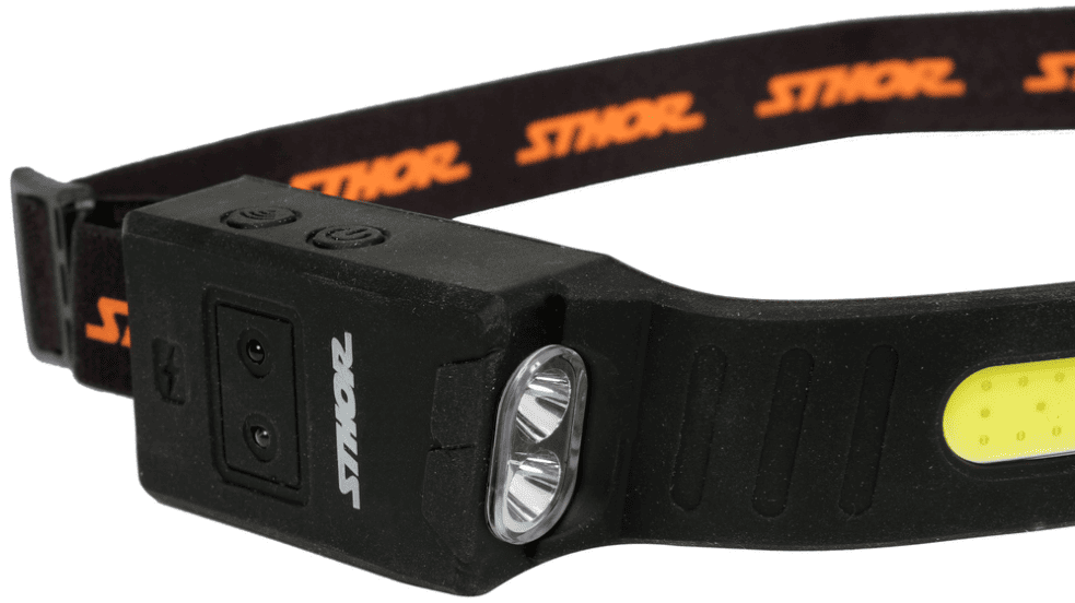 Налобный LED фонарь с датчиком движения 5W, 430Lm, 3.7V, 1.2Ah, USB, Sthor (88680) - купить в каталоге Стант Креп.