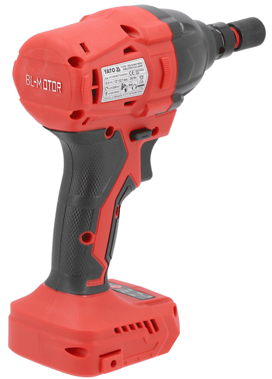 Аккумуляторный бесщеточный ударный гайковерт 18V, 1/2'', 350Nm без АКБ YATO (YT-827792) - купить в каталоге Стант Креп.