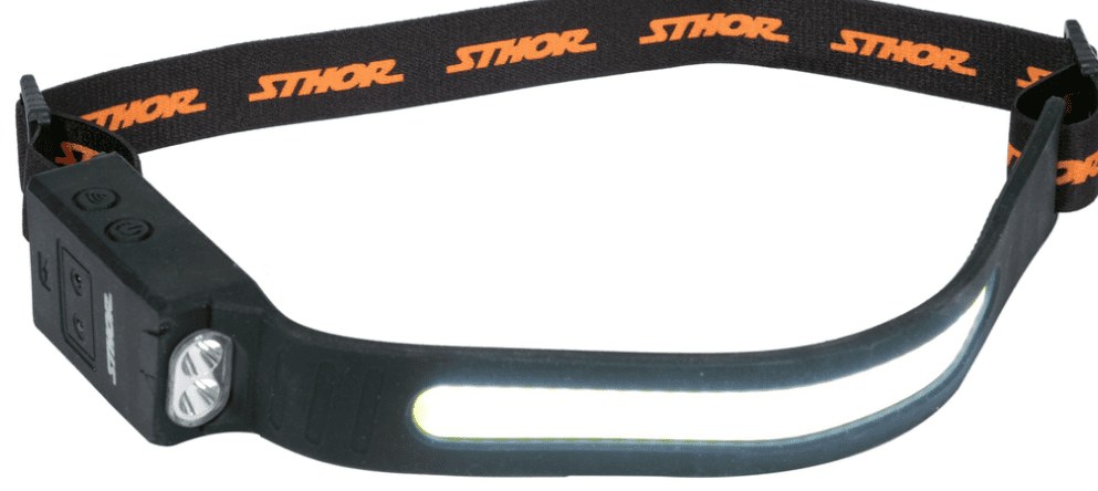 Налобный LED фонарь с датчиком движения 5W, 430Lm, 3.7V, 1.2Ah, USB, Sthor (88680) - купить в каталоге Стант Креп.