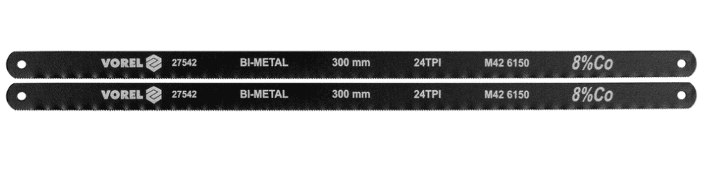 Полотно по металлу 12х300мм,Bi-Metal/Co,Vorel (27542)
