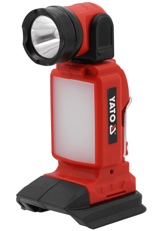 Светодиодный фонарь LED 2в1, 18V, 250 Lm, без АКБ, YАТО (YT-829691)