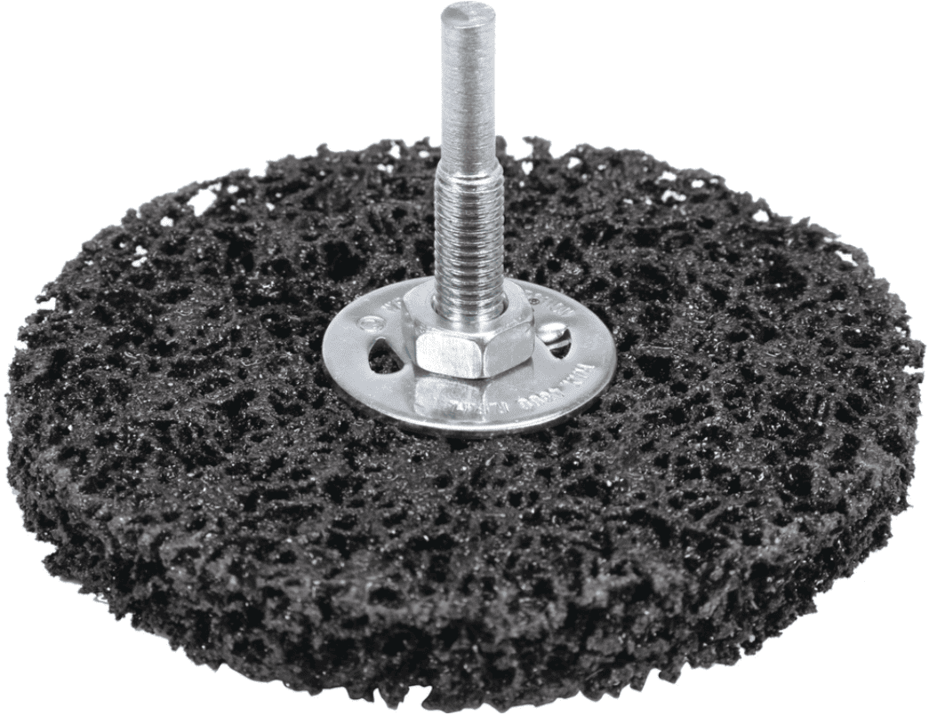 Шчотка поліабразіўныя, са стрыжнем, YATO