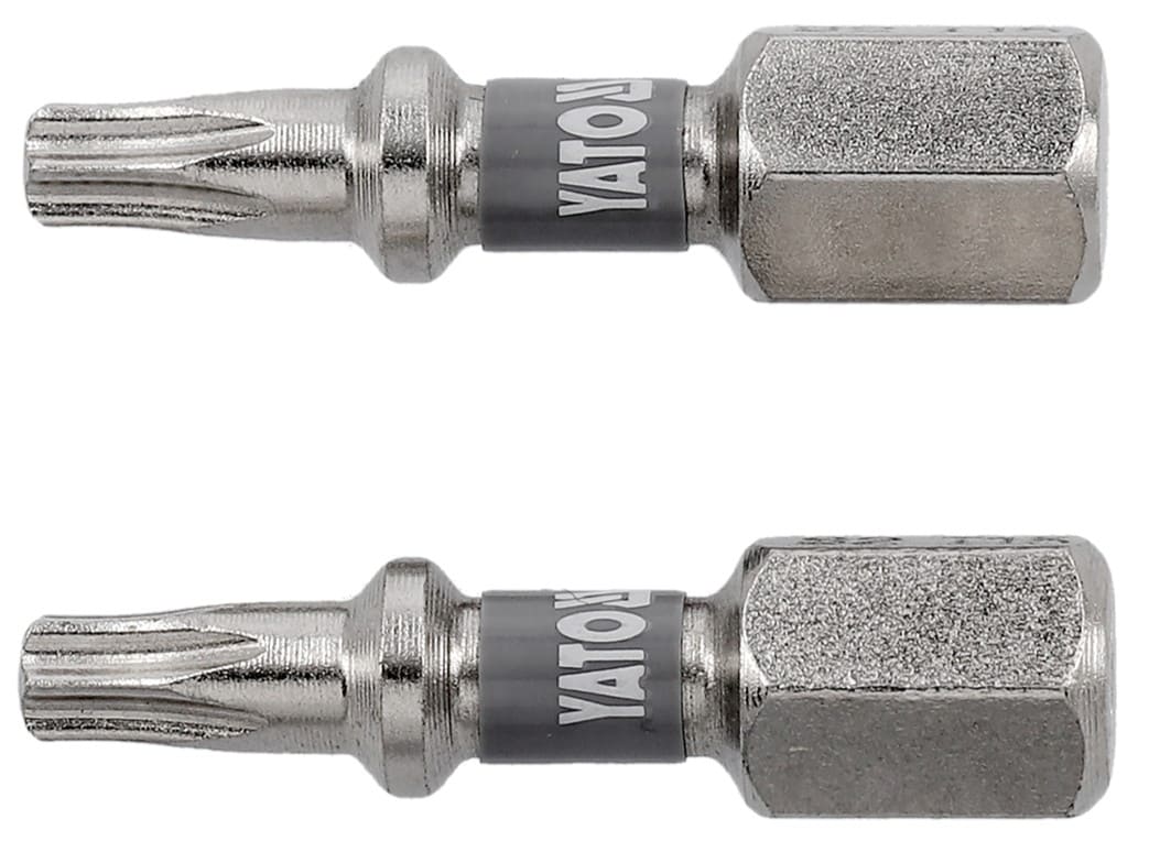 Бiты ўдарныя TORX 1/4"x25мм NI YATO/2шт