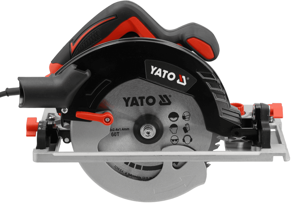 Электрическая циркулярная пила 190мм, 1600W, YATO (YT-821533) - купить в каталоге Стант Креп.