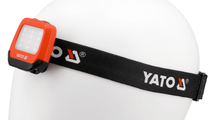 Налобный LED фонарь 2в1 с датчиком движения, 3.7V, 0.5Ah, 200 Lm, YАТО (YT-08598) - купить в каталоге Стант Креп.