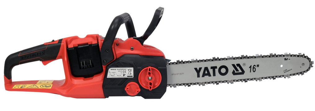 Цепная пила аккумуляторная, бесщеточная 36V, 16'', без АКБ YATO (YT-828132) - купить в каталоге Стант Креп.