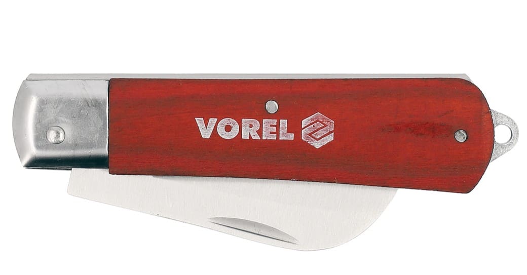 Нож складной 75мм Vorel (76621): цена в Минске - Стант Креп.