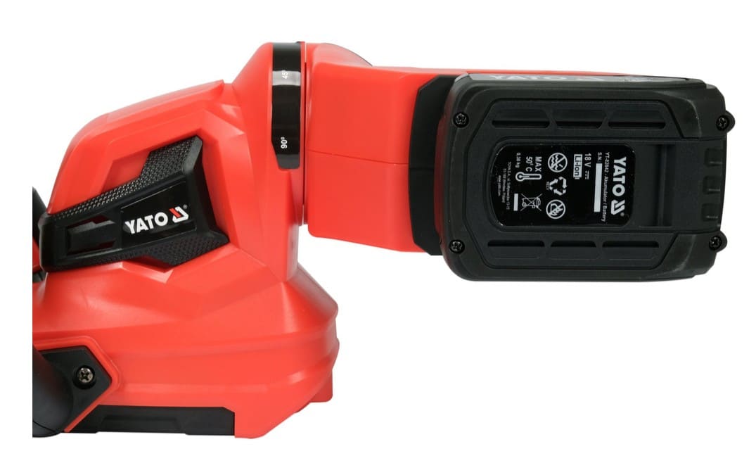 Аккумуляторный кусторез с поворотной ручкой 450мм, 18V, 2Ah YATO (YT-828331) - купить в каталоге Стант Креп.