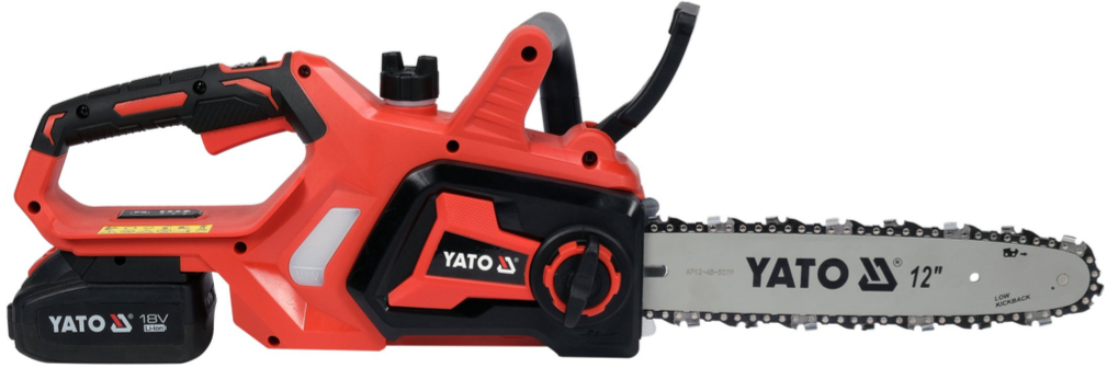 Цепная пила аккумуляторная 18V,12'', 4Ah YATO (YT-828137) - купить в каталоге Стант Креп.