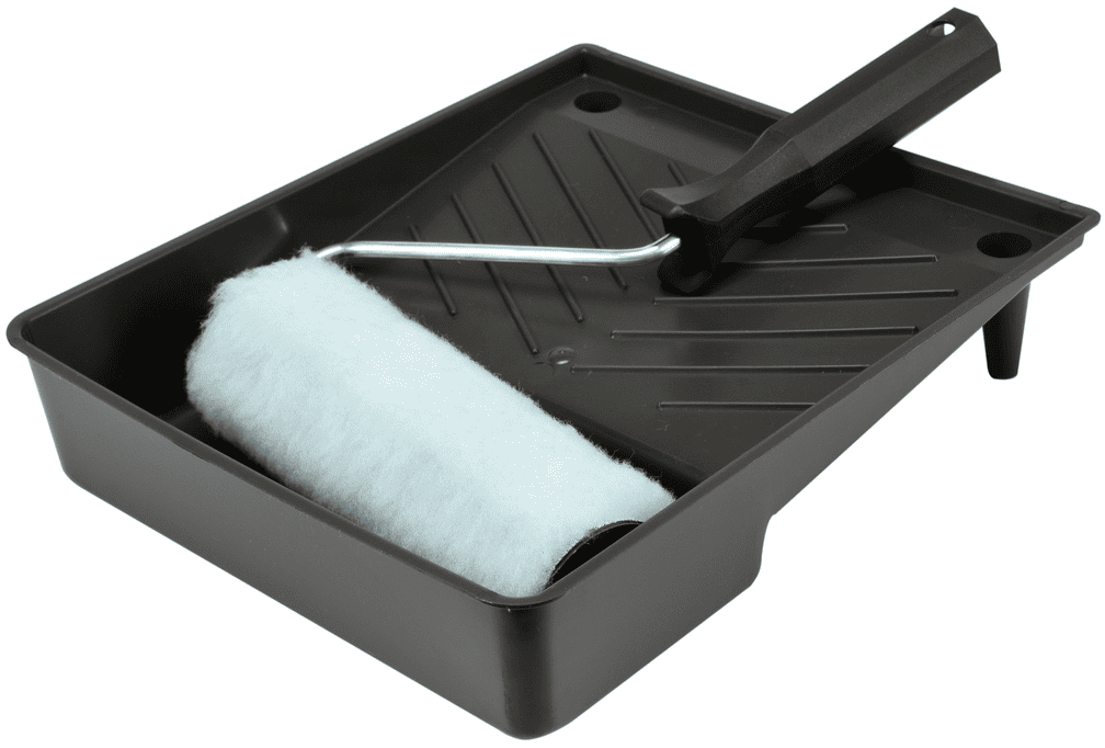 Валик в сборе полиэстер (меховой) с ванночкой Vorel