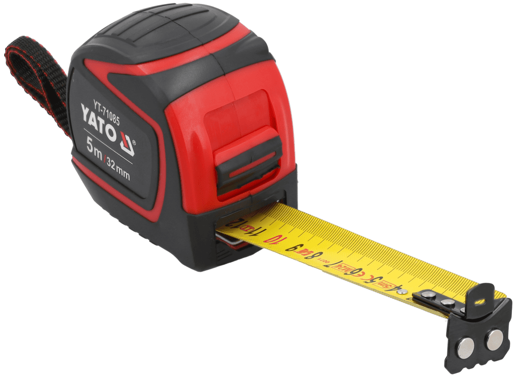 Рулетка широкая, магнитная YATO: цена в Минске - Стант Креп.