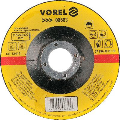 Круг абразивный зачистной Vorel по металлу