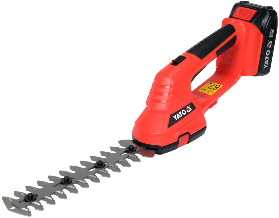 Аккумуляторные садовые ножницы-кусторез 2в1, 18V, 2,0Аh YATO (YT-828355) - купить в каталоге Стант Креп.