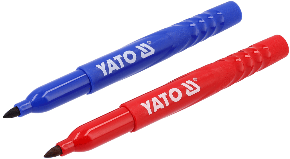 Маркер строительный, синий-красный, YАТО (YT-69301): цена в Минске - Стант Креп.