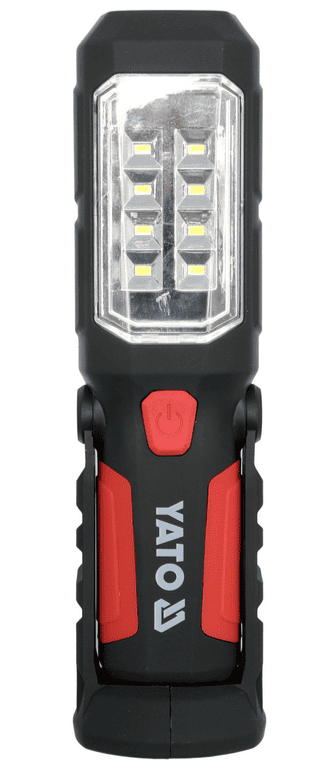 Святлодыёдны магнітны ліхтар LED 2в1, 3хАА(1,5V), 280 Lm, YАТО (YT-08513)