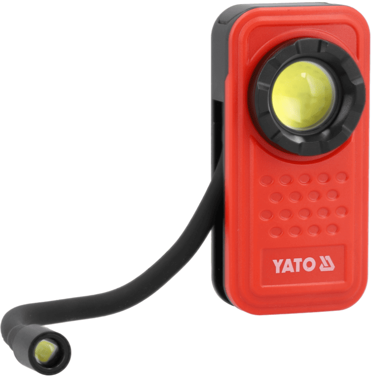 Рабочий магнитный LED фонарь 3в1, 3.7V, 0.8Ah, 600Lm, IP65, USB, YАТО (YT-08554)