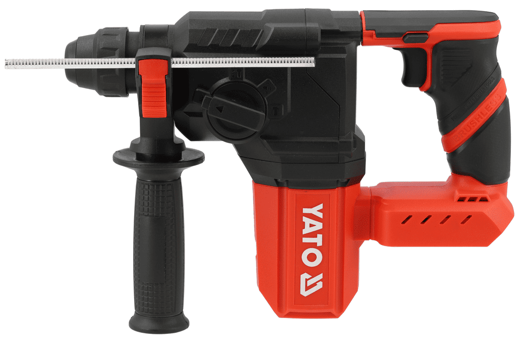 Аккумуляторный перфоратор SDS Plus, 18V, 2,5J, BL, без АКБ, YATO (YT-827723) - купить в каталоге Стант Креп.