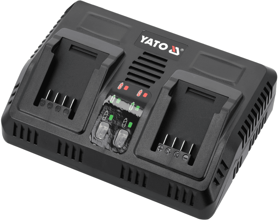 Падвойная зарадная прылада 18V, 2.4 A, YATO (YT-828499)