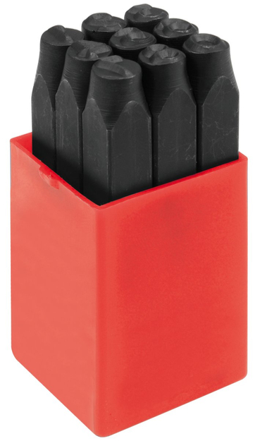 Набор ударных цифровых клейм 6мм, 9шт, YATO (YT-6854): цена в Минске - Стант Креп