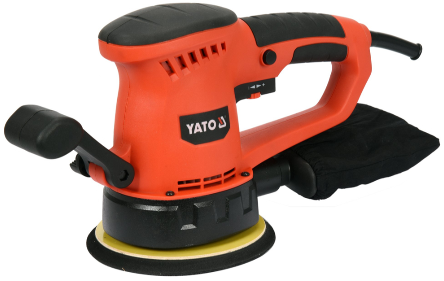 Эксцэнтрыкавая шліфавальная машынка 150мм, 450W YATO (YT-82207)
