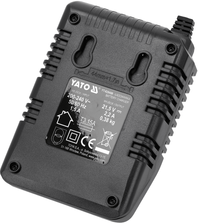 Зарядное устройство 18V, 2.2A, YATO (YT-828498) - купить в каталоге Стант Креп.