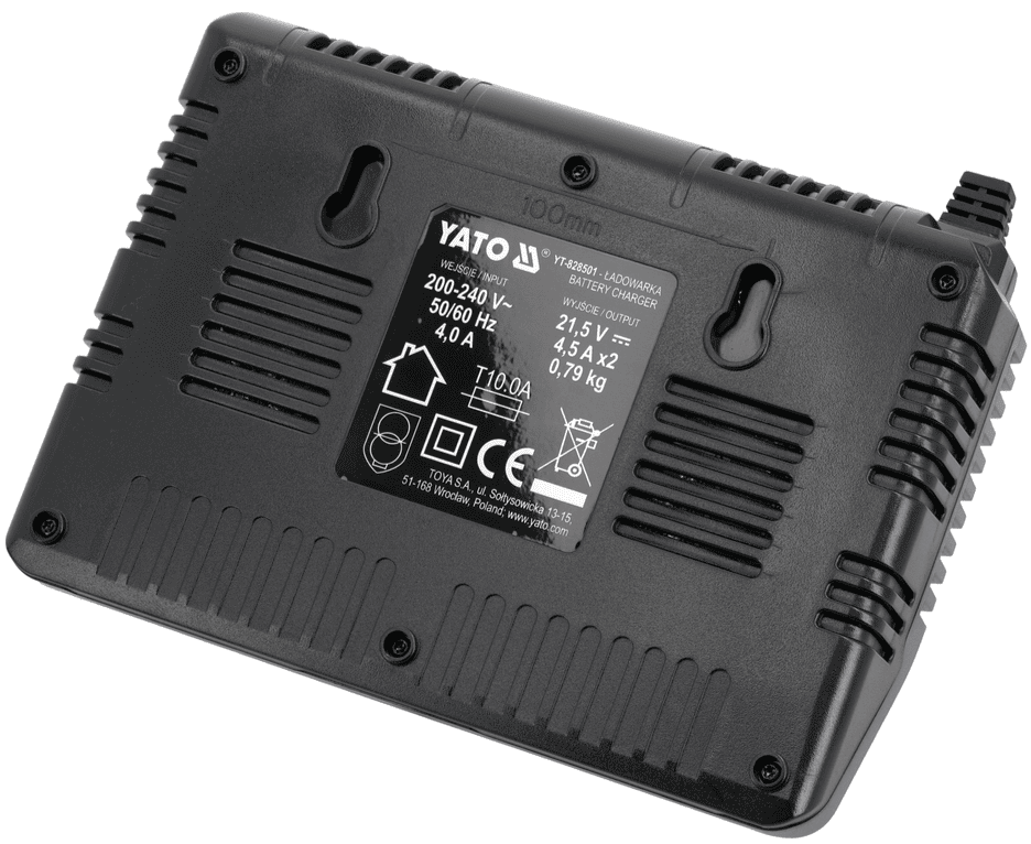 Двойное зарядное устройство 18V, 4.5 A, YATO (YT-828501) - купить в каталоге Стант Креп.