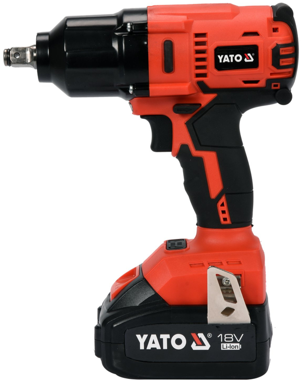 Аккумуляторный бесщеточный ударный гайковерт 18V, 1/2'', 700Nm, 3,0Аh, YATO (YT-82806) - купить в каталоге Стант Креп.
