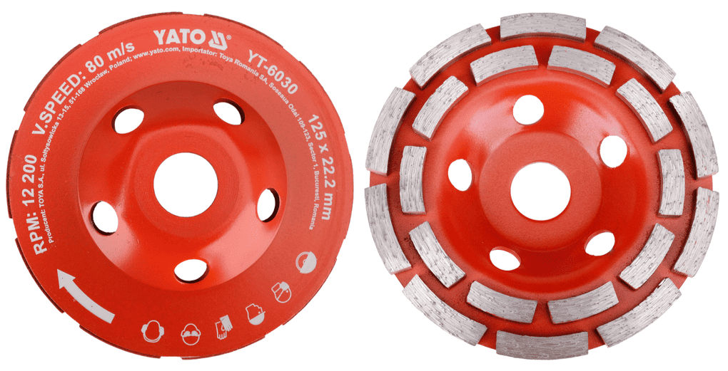 Алмазный шлифовальный диск 125мм, YATO (YT-6030)