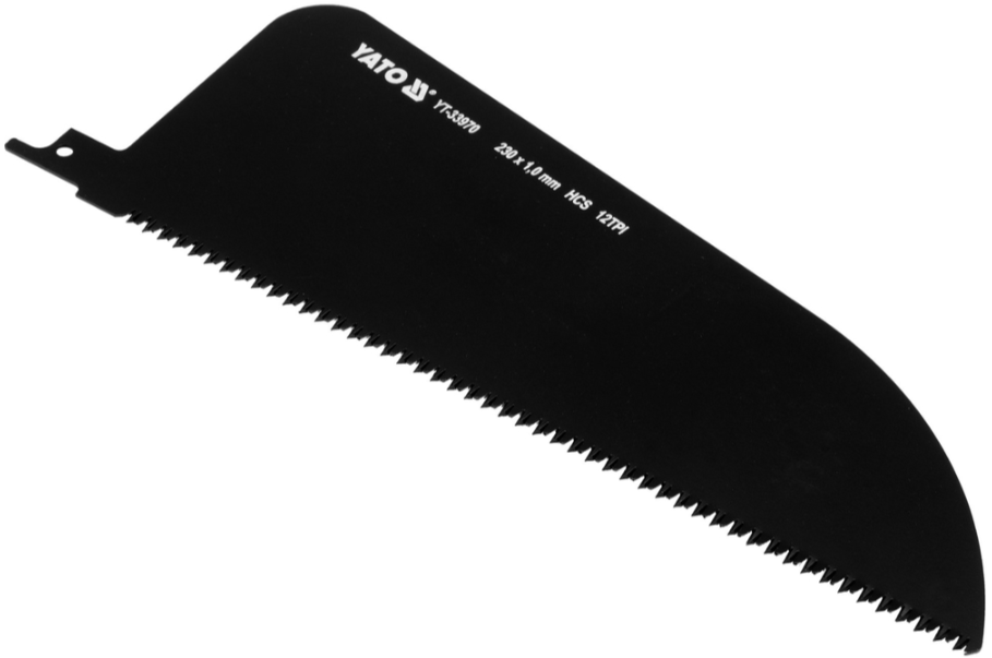 Полотно для сабельной пилы HCS/дерево 230мм 12TPI YATO (YT-33970)