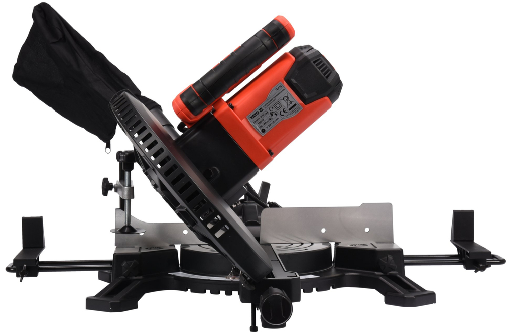 Торцовочная пила с лазером 255мм 1800W YATO (YT-82174) - купить в каталоге Стант Креп.