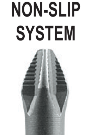 Насадка крестообразная РН NON SLIP SYSTEM для шуруповерта - купить в каталоге Стант Креп.
