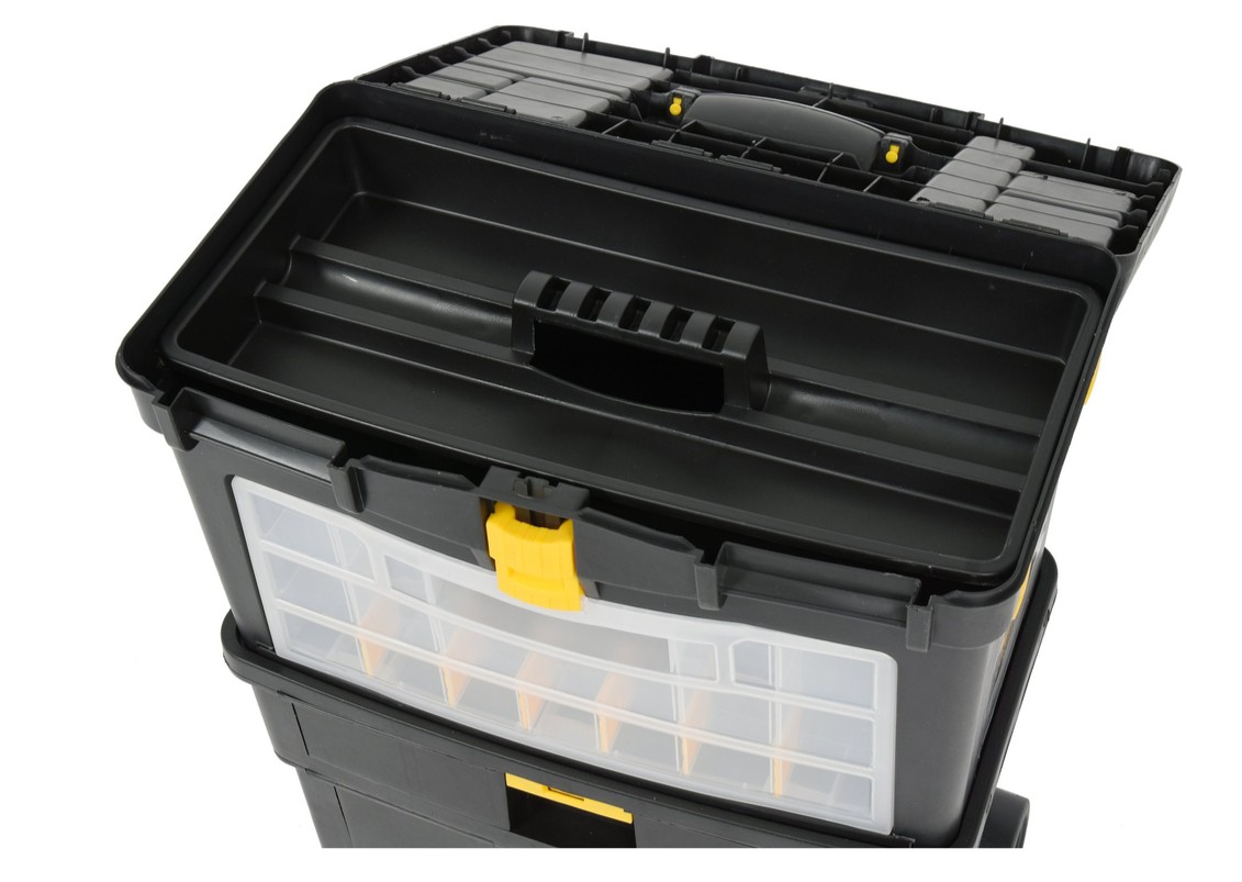 Набор ящиков для инструм. 3-сегментный на колесах Vorel (78734): цена в Минске - Стант Креп