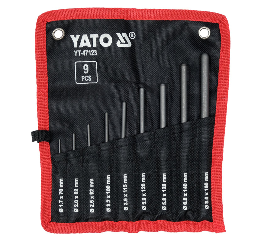 Набор выколоток 9шт YATO (YT-47123): цена в Минске - Стант Креп