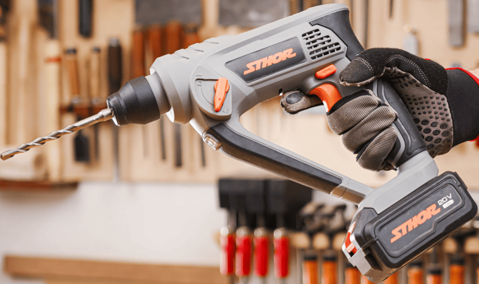 Аккумуляторный перфоратор SDS Plus, 20V, 1.1J, без АКБ, Sthor (арт.78107) - купить в каталоге Стант Креп.