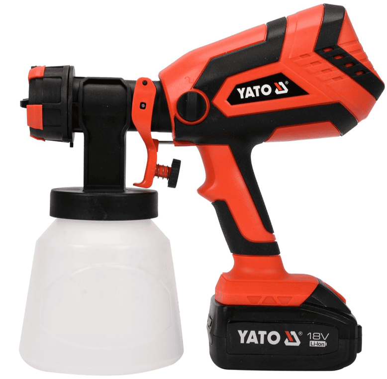 Пистолет краскопульт 18V, 4,0Ah, 1 L/min, YATO (YT-82765) - купить в каталоге Стант Креп.