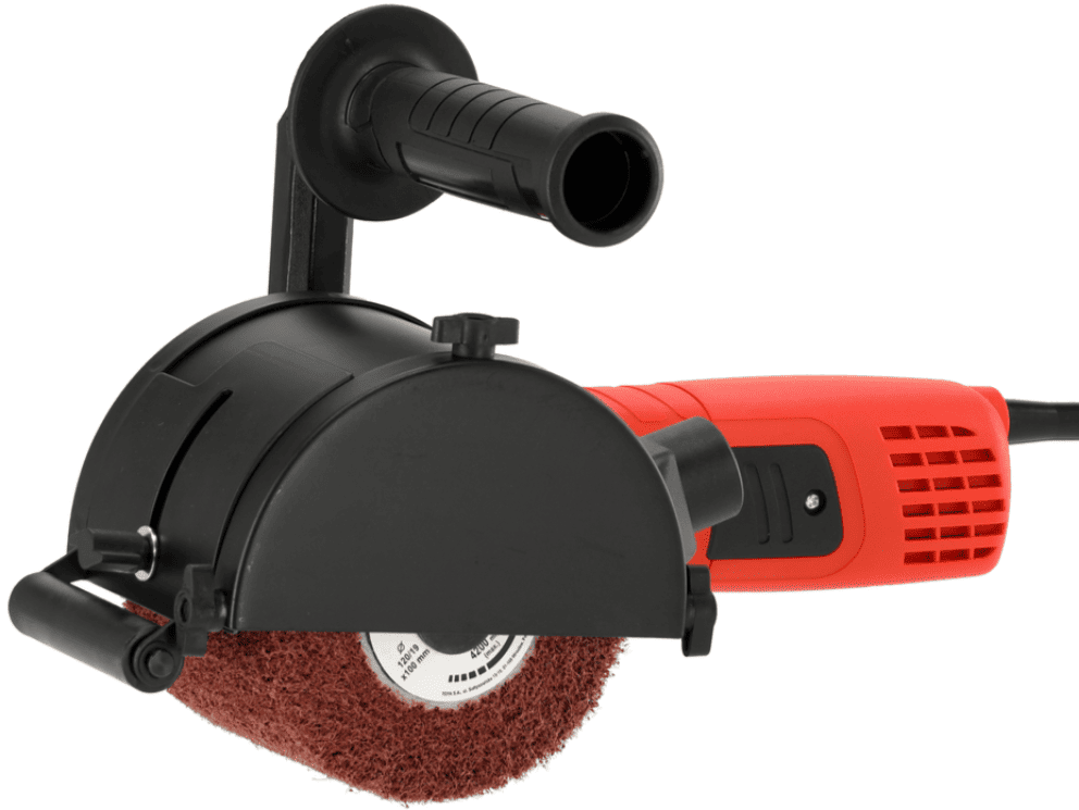 Шліфмашына-сацінатар кароткі 120мм, 1300W, з рэгул. хуткасці, YATO (YT-81956)