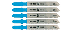 Полотна (пилки) для электролобзика металл / алюминий 5шт Vorel: цена в Минске