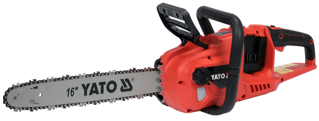 Цепная пила аккумуляторная, бесщеточная 36V, 16'', без АКБ YATO (YT-828132) - купить в каталоге Стант Креп.