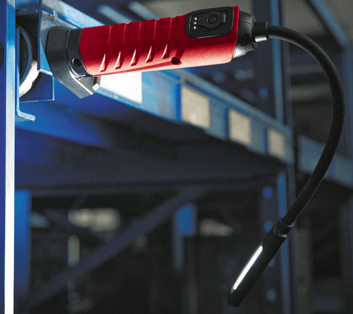 Регулируемый гибкий магнитный светильник LED, 3.7V, 2.6Ah, 500 Lm, USB, YАТО (YT-08527) - купить в каталоге Стант Креп.