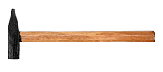 Молоток слесарный, деревянная ручка, Vorel